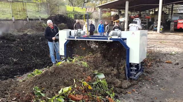 Volteadora de Compost Perú:  Proceso de Compostaje continuo